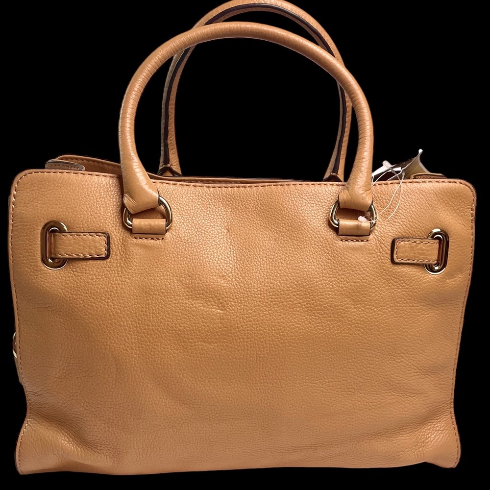 NWT Michael Kors Hamilton Color Peanut Leather Tote Retails: $368.00 - Picture 2 of 5